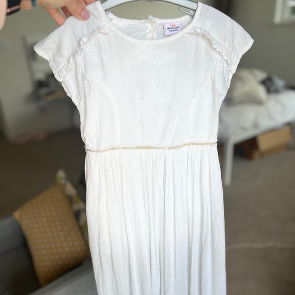 TAO (French brand) 4T white embroidered dress - Picture 1 of 4